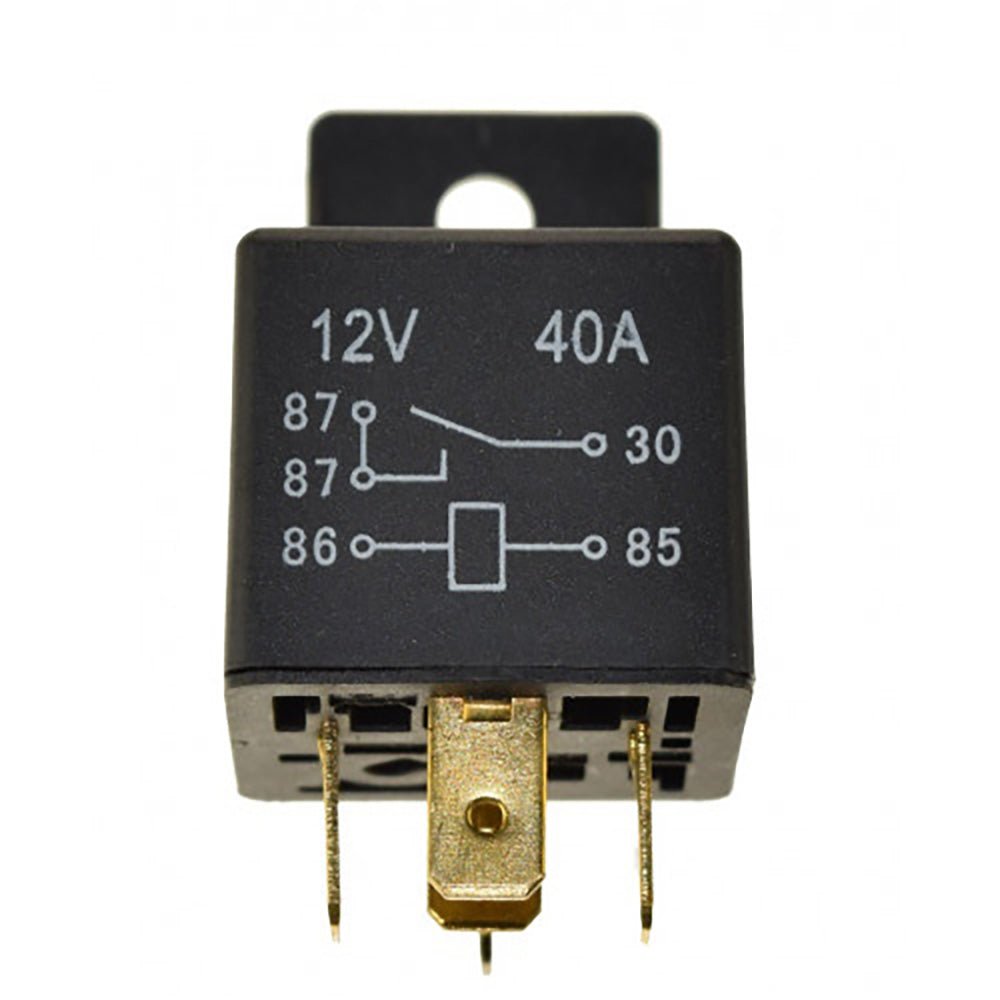 Regitar USA Relay w/Tab f/Most Engines: 30AMP, 5 Terminal, Single Pole/Double Throw [RMZ013] - Houseboatparts.com
