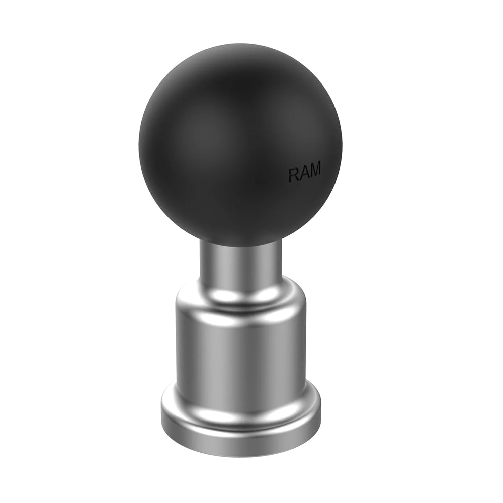 RAM Mount RAM Aluminum Pin - Lock Ball Adapter w/1/4" - 20 Female Thread - C Size [RAM - 463U] - Houseboatparts.com