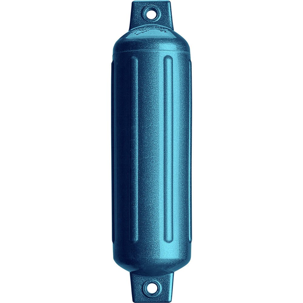 Polyform G - 1 Twin Eye Fender 3.5" x 12.8" - Metallic Blue [G - 2 - METALLIC BLUE] - Houseboatparts.com