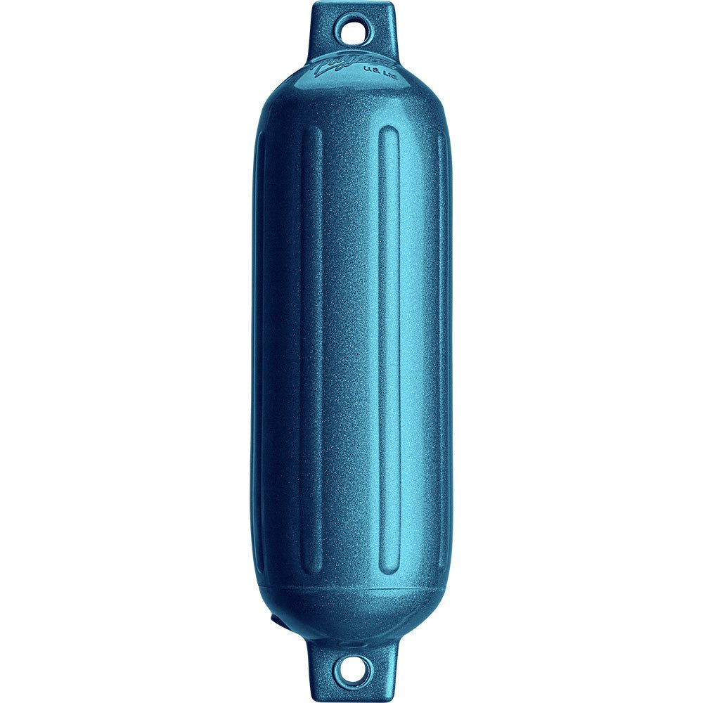 Polyform G - 3 Twin Eye Fender 5.5" x 19" - Metallic Blue [G - 3 - METALLIC BLUE] - Houseboatparts.com