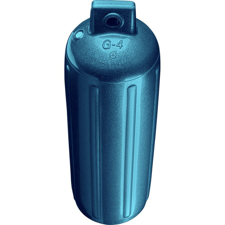 Polyform G - 4 Twin Eye Fender 6.5" x 22" - Metallic Blue [G - 4 - METALLIC BLUE] - Houseboatparts.com
