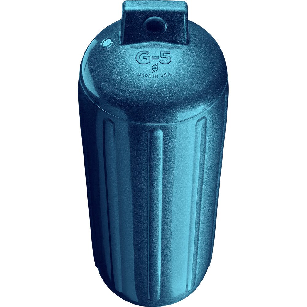Polyform G - 5 Twin Eye Fender 8.8" x 26.8" - Metallic Blue [G - 5 - METALLIC BLUE] - Houseboatparts.com