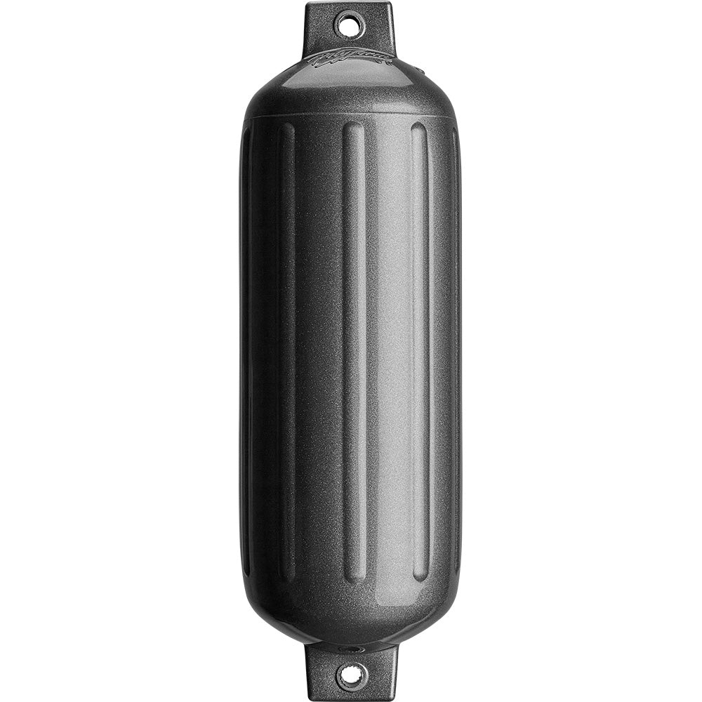 Polyform G - 5 Twin Eye Fender 8.8" x 26.8" - Metallic Graphite [G - 5 - METALLIC GRAPHITE] - Houseboatparts.com