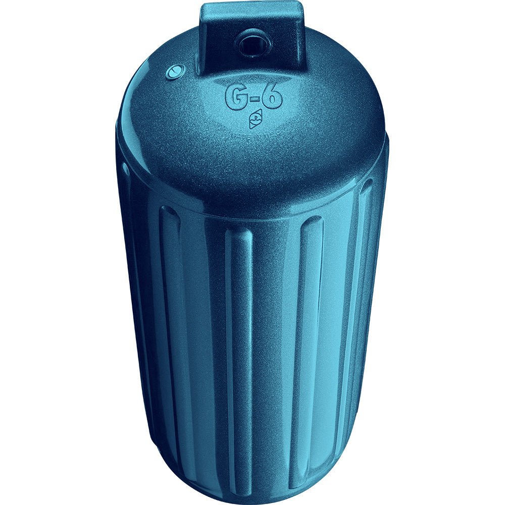 Polyform G - 6 Twin Eye Fender 11" x 30" - Metallic Blue [G - 6 - METALLIC BLUE] - Houseboatparts.com