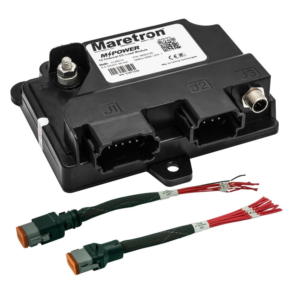 Maretron MPower 12 Channel DC Load Module NMEA 2K w/12" Pigtail Adapter Cable for J1 J2 Connectors [CLMD12 - R] - Houseboatparts.com