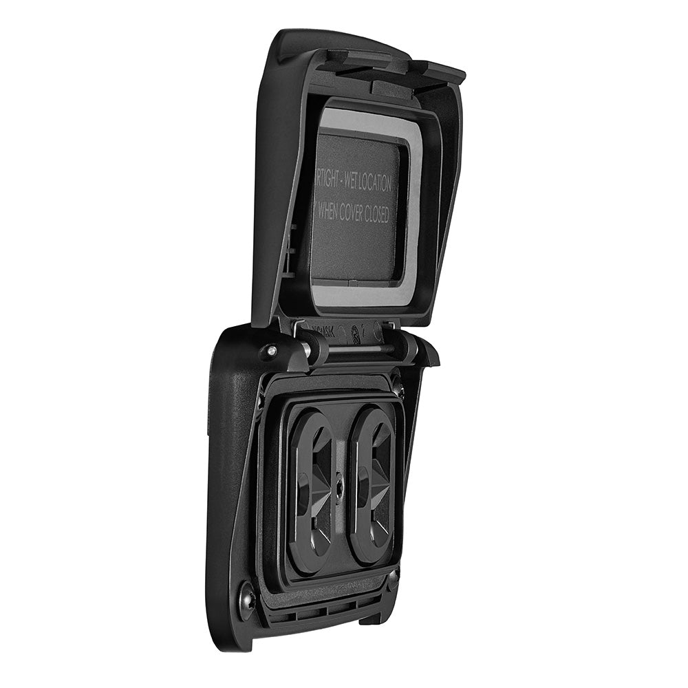 Scanstrut Ventura Series Dual AC Outlet - 125V - 20A [SC - V - P1] - Houseboatparts.com