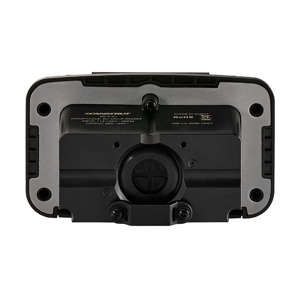 Scanstrut Ventura Series Dual AC Outlet - 125V - 20A [SC - V - P1] - Houseboatparts.com