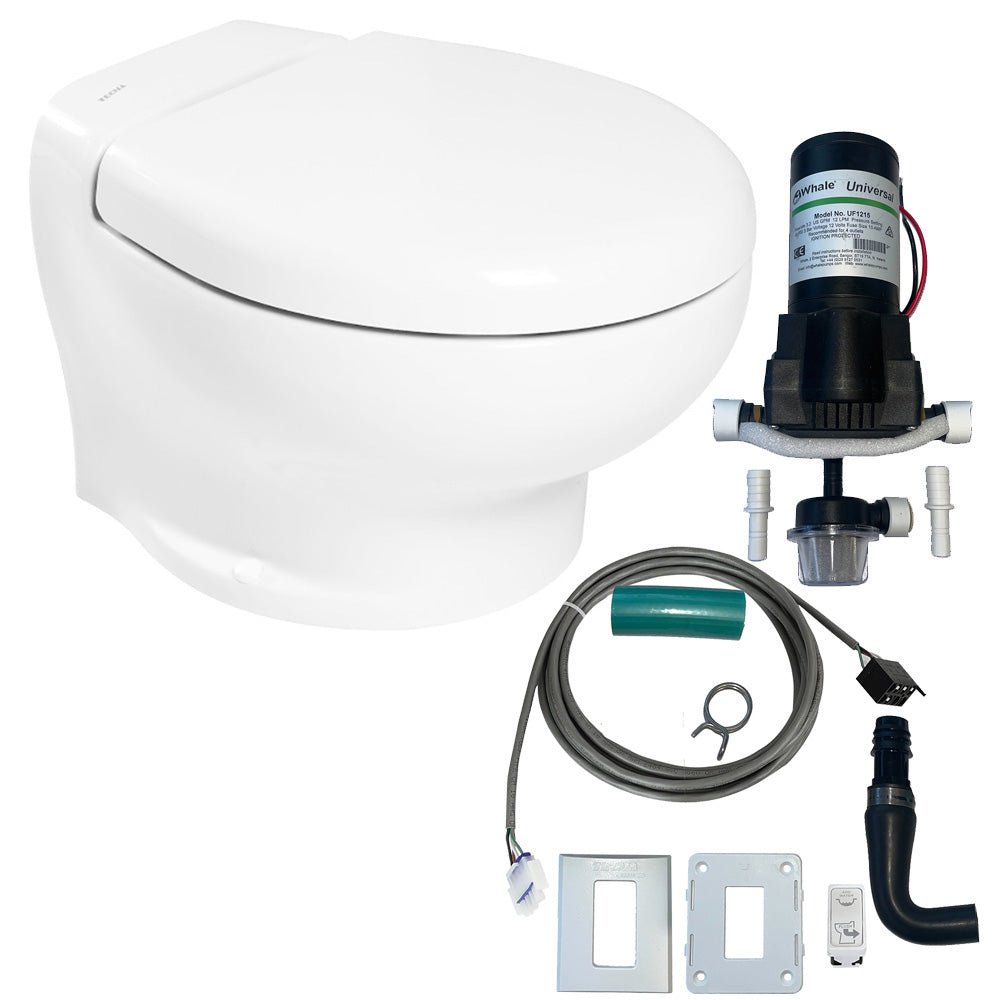 Thetford Nano Eco Compact Toilet Raw Water Kit w/Inlet Pump - 12V [T - NANO12PW/E/NA - RWKIT] - Houseboatparts.com