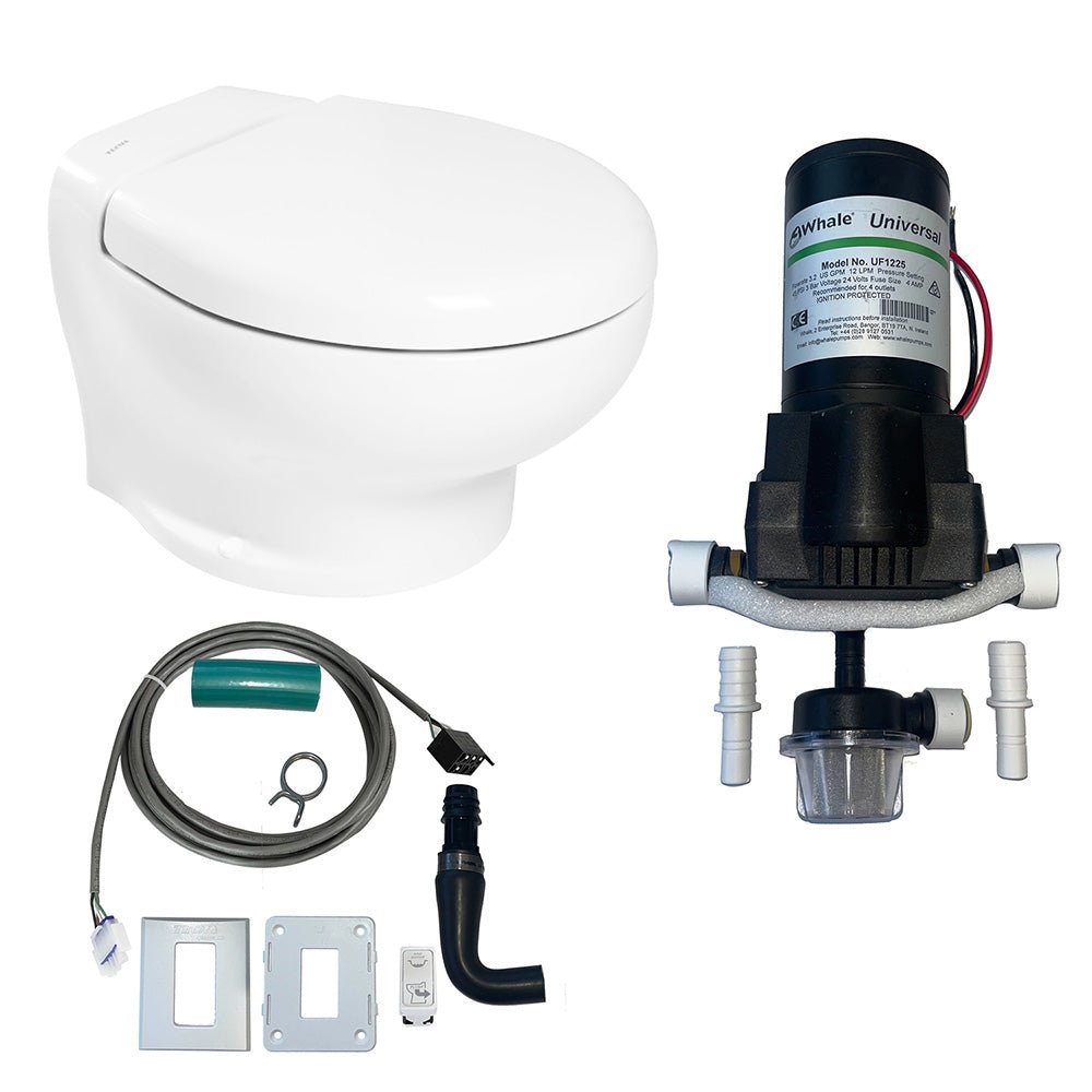 Thetford Nano Eco Compact Toilet Raw Water Kit w/Inlet Pump - 24V [T - NAN024PW/E/NA - RWKIT] - Houseboatparts.com
