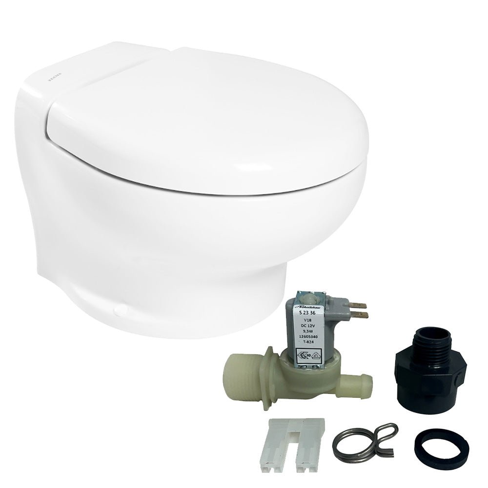 Thetford Nano Touch Compact Toilet Freshwater Kit - 12V [T - NAN012PW/TSFT/NA - FWKIT] - Houseboatparts.com