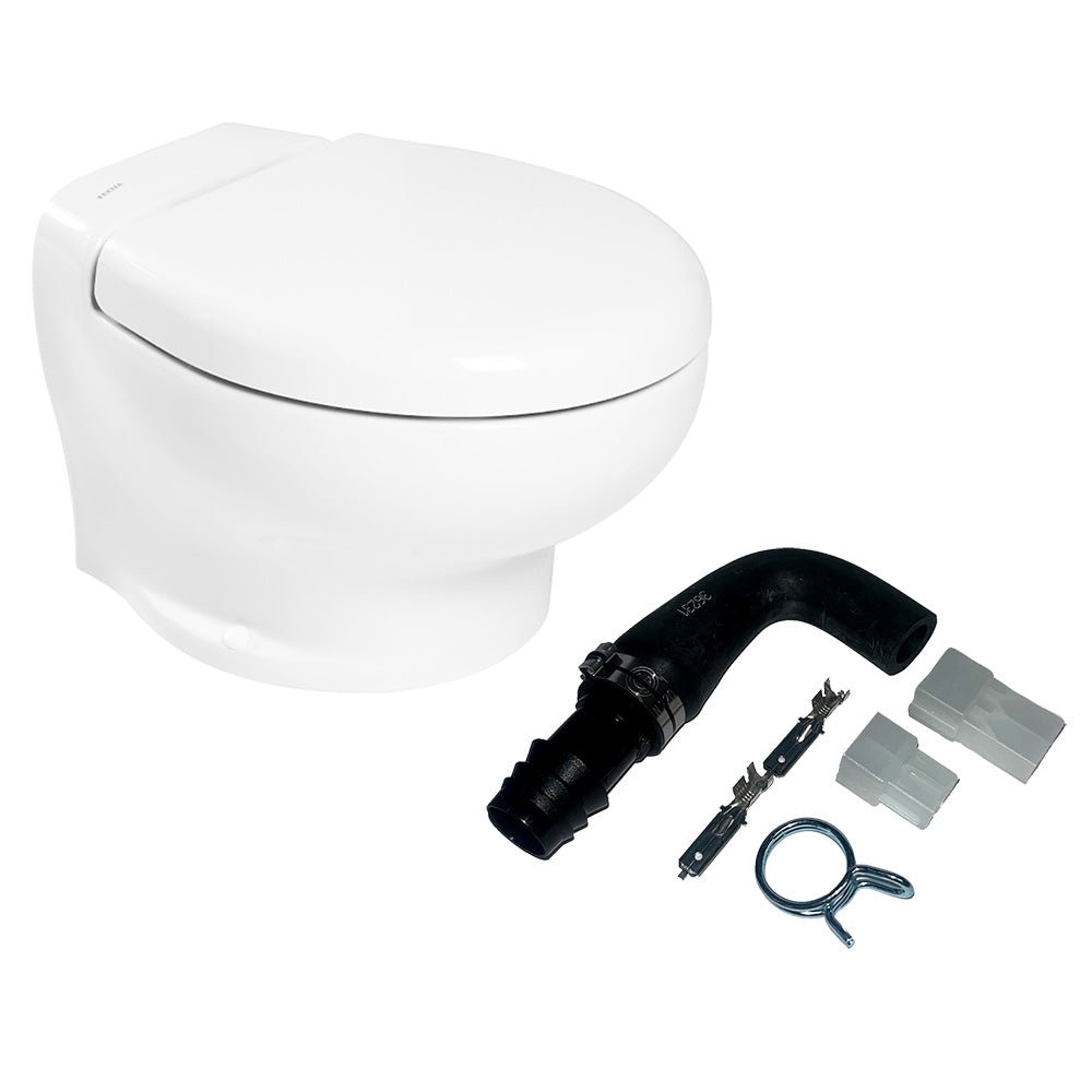 Thetford Nano Touch Compact Toilet Raw Water Kit (No Inlet Pump) - 12V [T - NAN012PW/TSFT/NA - RWKITNP] - Houseboatparts.com