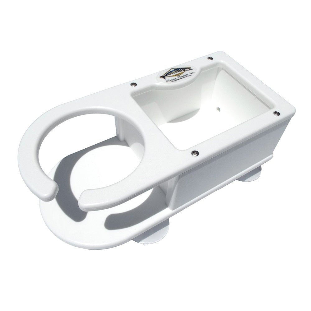 Deep Blue Marine MB - 1 Single Cup Holder w/Storage [MB - 1] - Houseboatparts.com