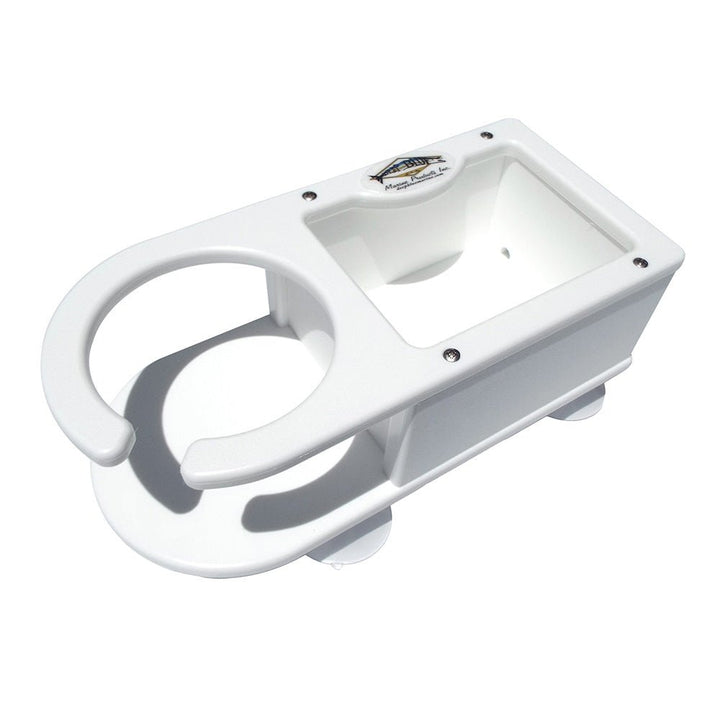 Deep Blue Marine MB - 1 Single Cup Holder w/Storage [MB - 1] - Houseboatparts.com
