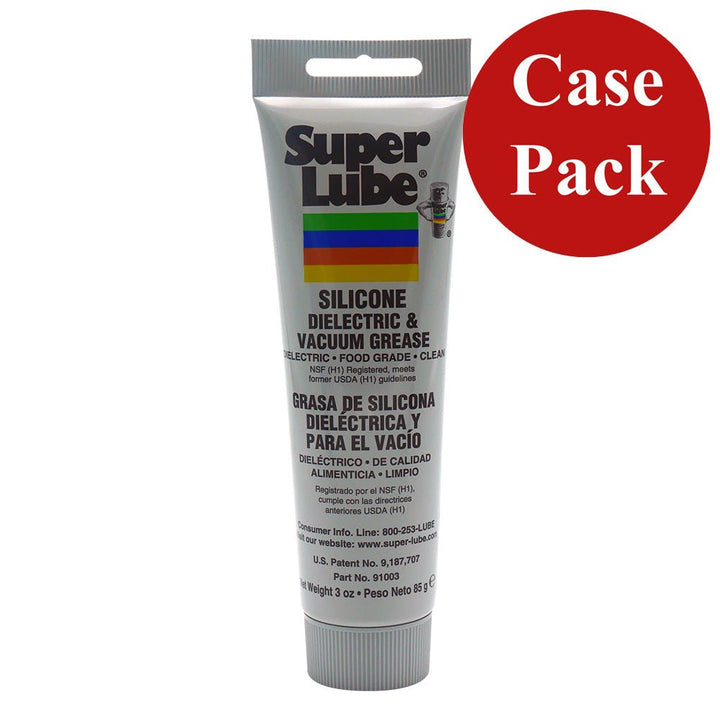 Super Lube Silicone Dielectric Vacuum Grease - 3oz Tube *Case of 12 [91003 - CASE] - Houseboatparts.com