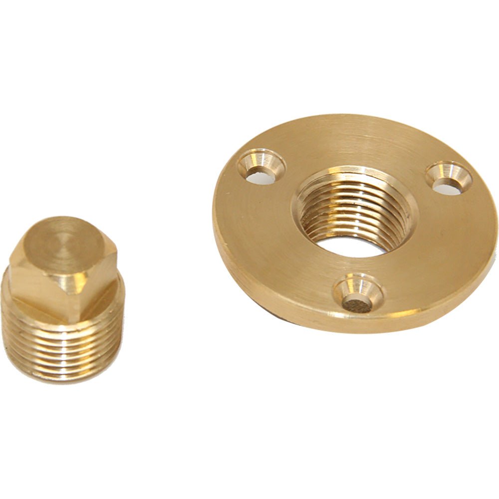 Sea - Dog Garboard Drain Plug - Machined Bronze [520040 - 1] - Houseboatparts.com