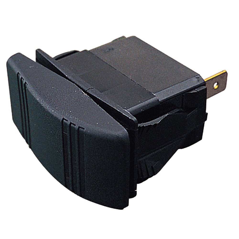 Sea - Dog Illuminating Contura Rocker Switch - Stamped Brass/Injection Molded Nylon/Polycarbonate [420211 - 1] - Houseboatparts.com