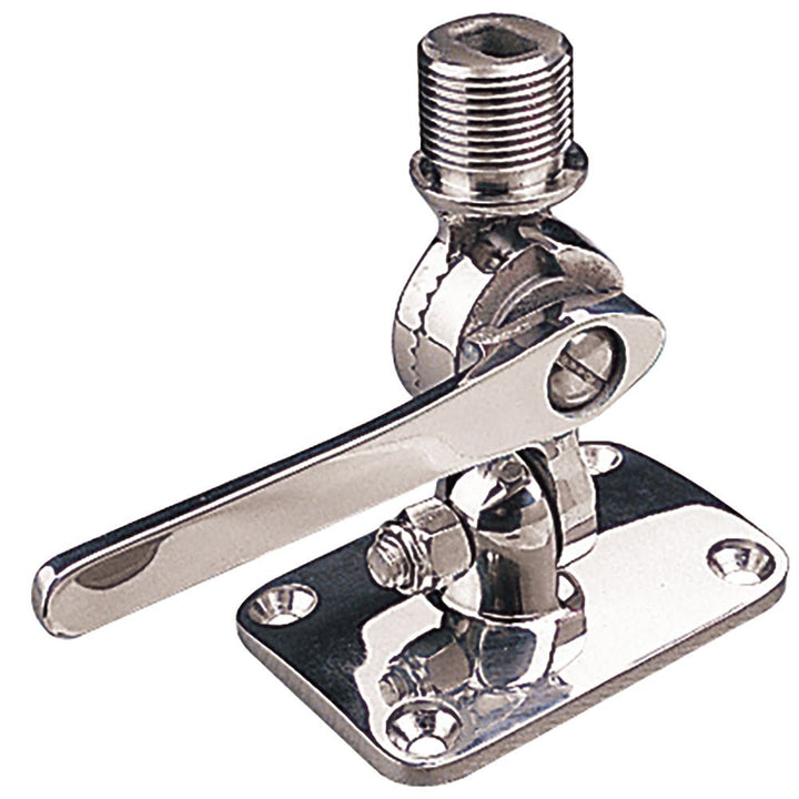 Sea - Dog Adjustable Antenna Base - Deck Mount - Investment Cast 316 Stainless Steel [329230 - 1] - Houseboatparts.com