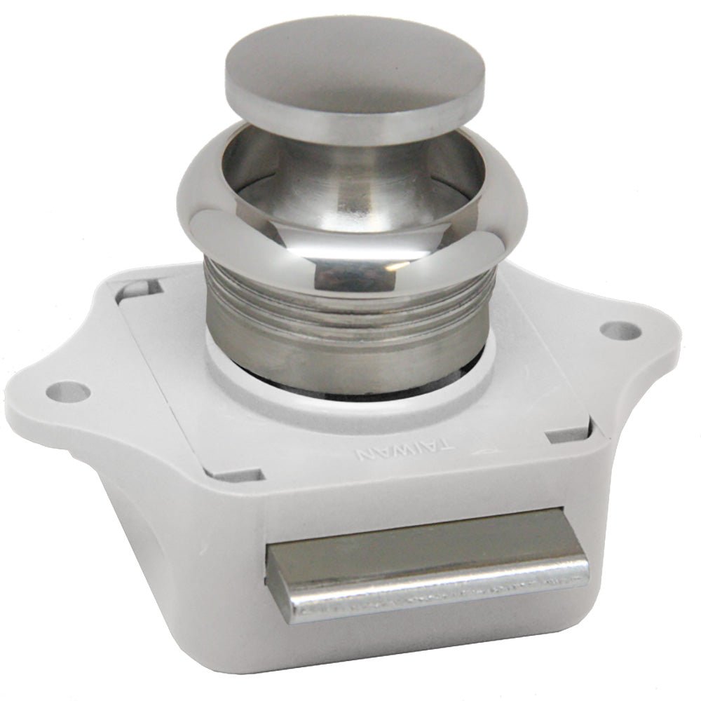 Sea - Dog Push Button Rim Latch - Stainless Steel/Plastic Housing [225300 - 1] - Houseboatparts.com