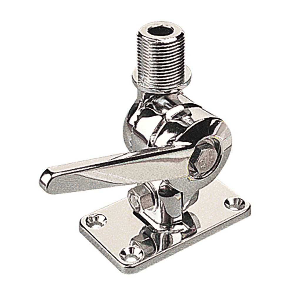 Sea - Dog Adjustable Antenna Base - Die Cast Zinc Chrome Plated [329300 - 1] - Houseboatparts.com