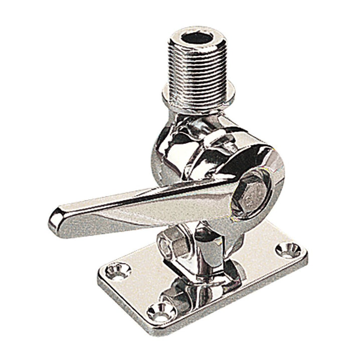 Sea - Dog Adjustable Antenna Base - Die Cast Zinc Chrome Plated [329300 - 1] - Houseboatparts.com