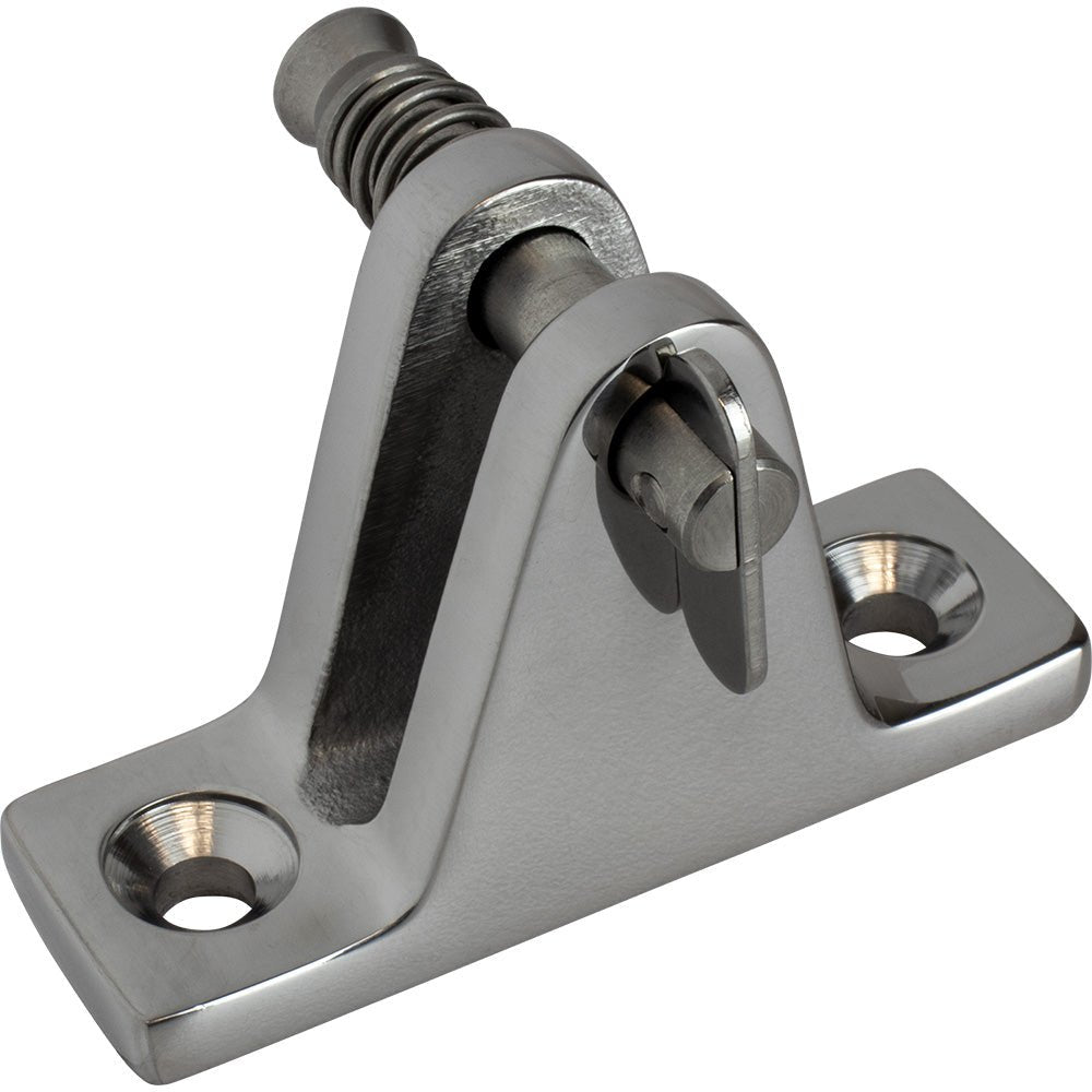 Sea - Dog Top Mount Hinge Fitting - Investment Cast 316 Stainless Steel - 90 Degree [270210 - 1] - Houseboatparts.com