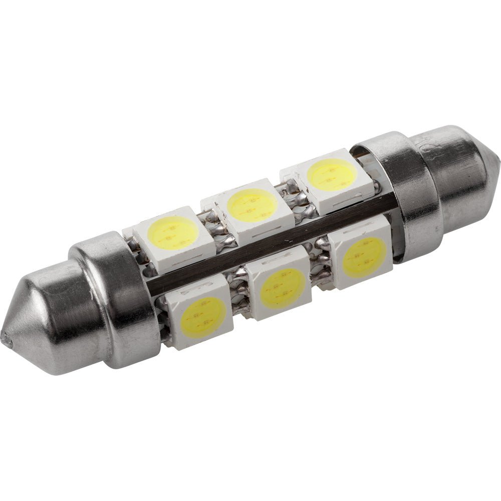 Sea - Dog All Around LED Festoon - Nickel Plated Brass [442431 - 1] - Houseboatparts.com