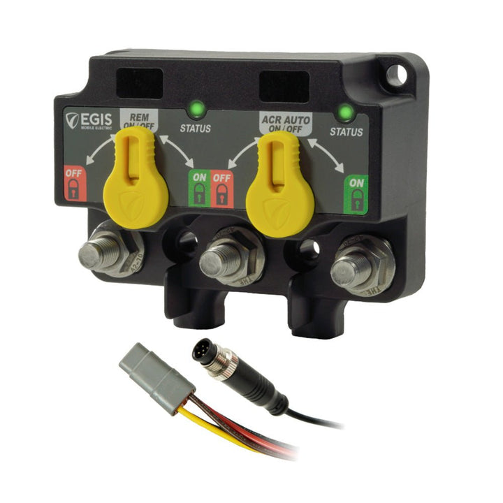 Egis Dual XD - NMEA 2000 - Relay/Relay w/Knobs - 8 Position DT [9821 - 8550] - Houseboatparts.com