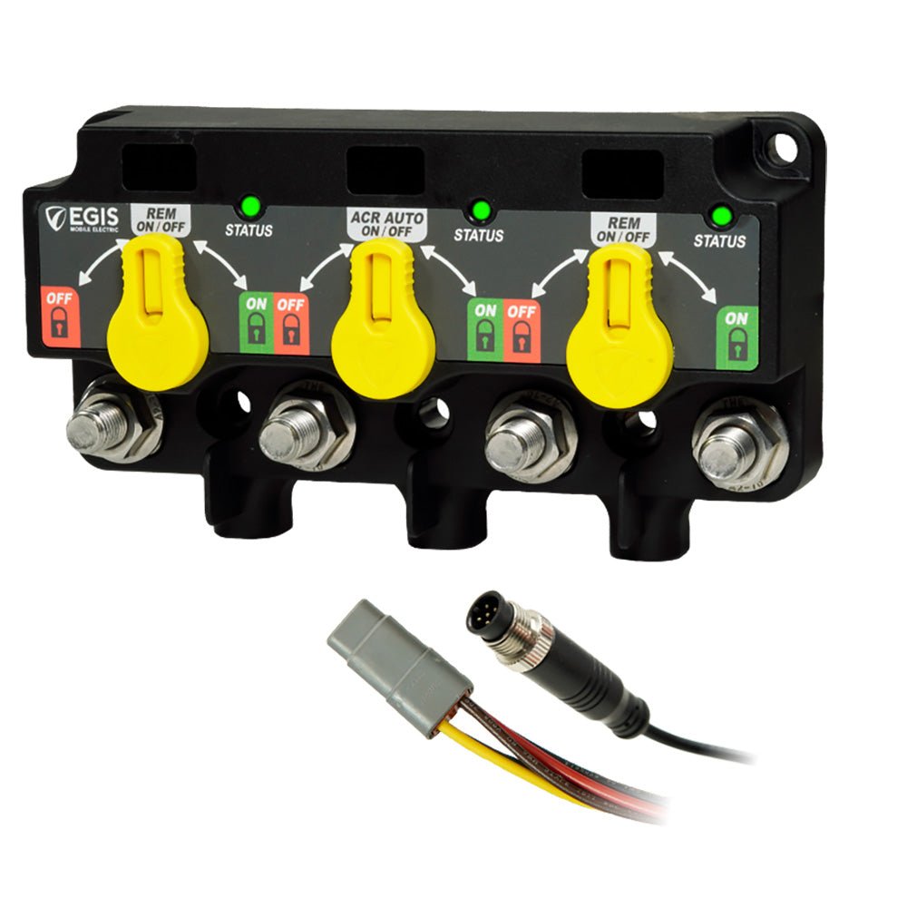 Egis Triple XD - NMEA 2000 - Relay/ACR/Relay w/Knobs - 12 Position DT [9831 - 2535] - Houseboatparts.com
