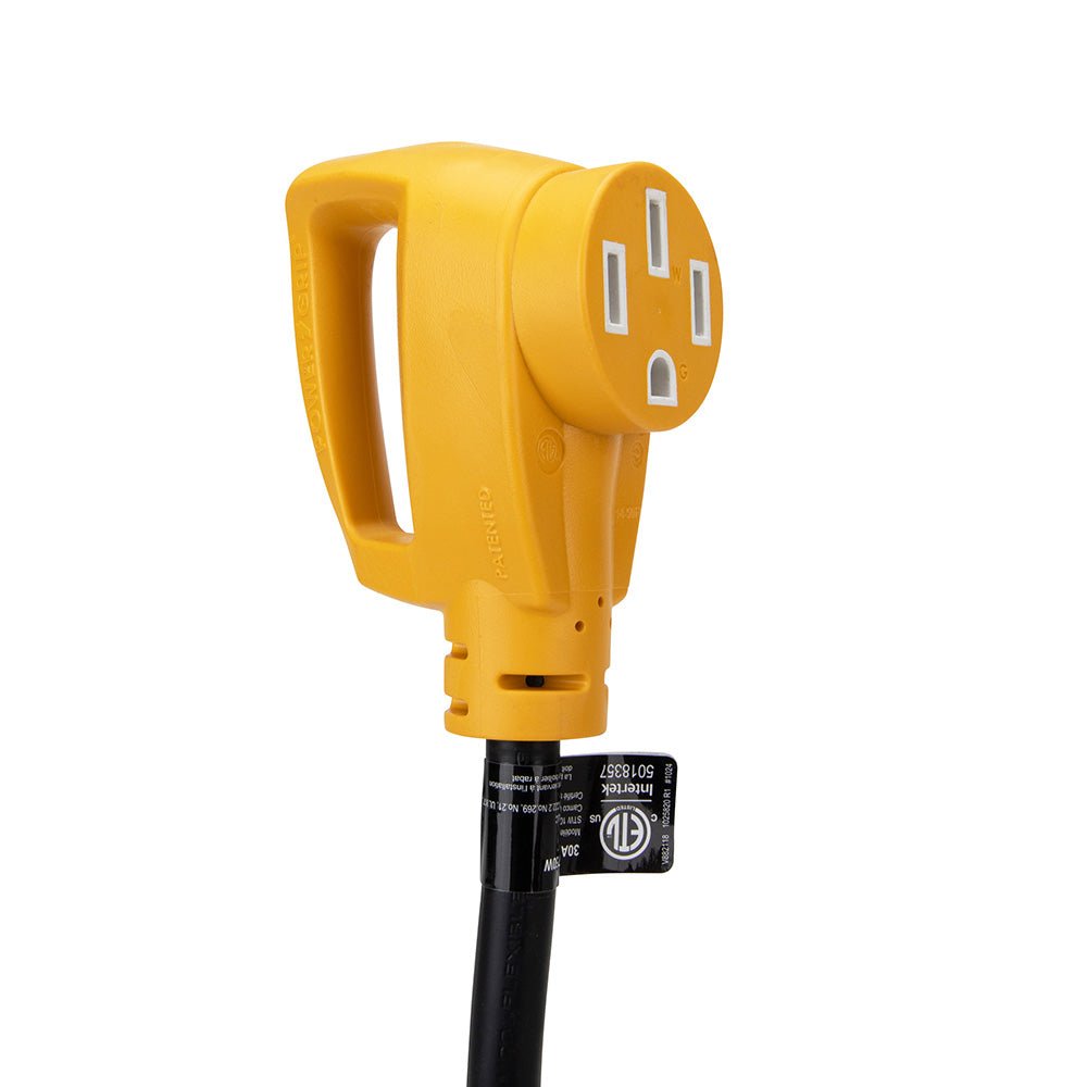Camco Power Grip RV 18" 30Amp Circuit Analyzer Dogbone - Integrated Surge Protection [55460] - Houseboatparts.com