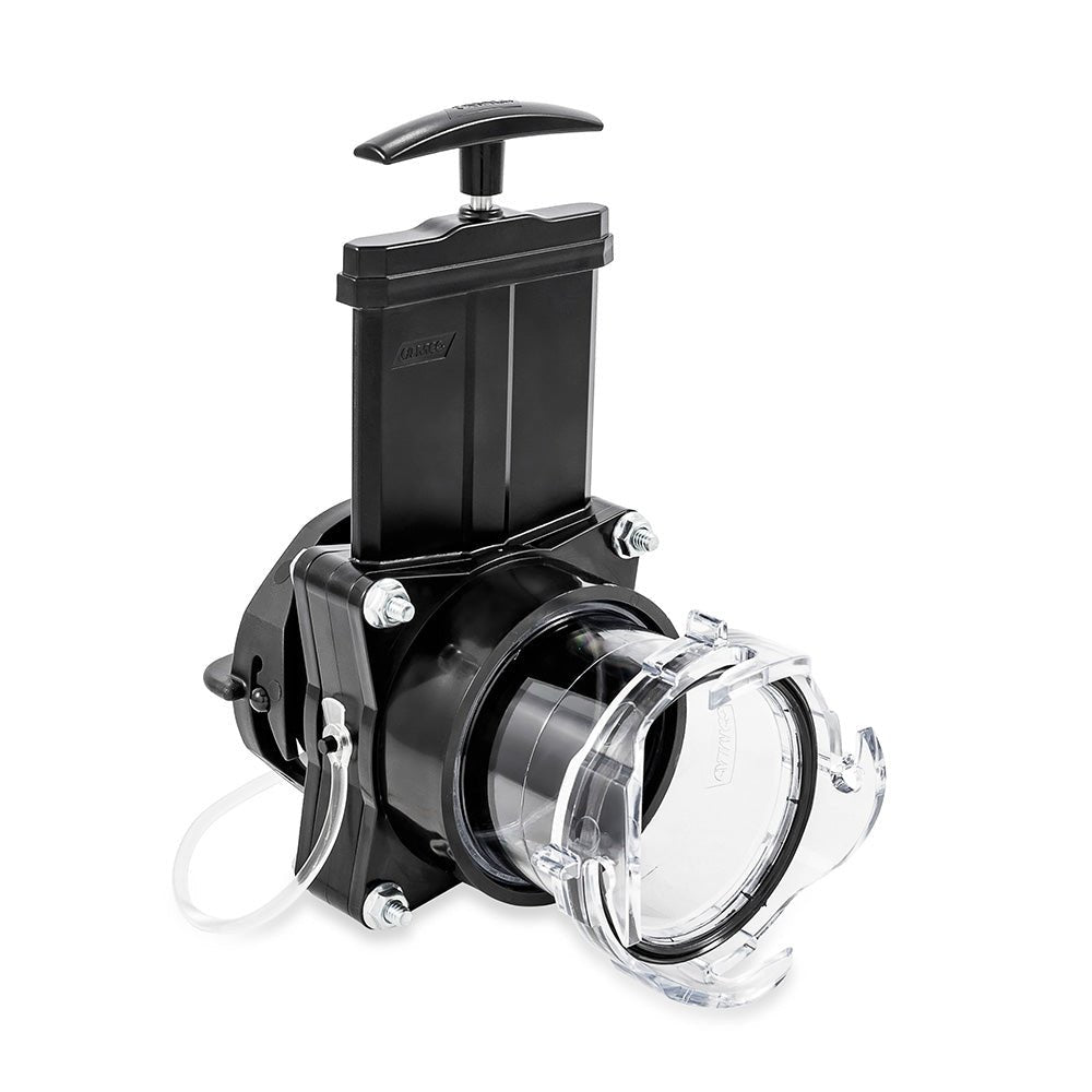 Camco 3" Gate Valve w/3.5" Clear Extension Cap [39050] - Houseboatparts.com