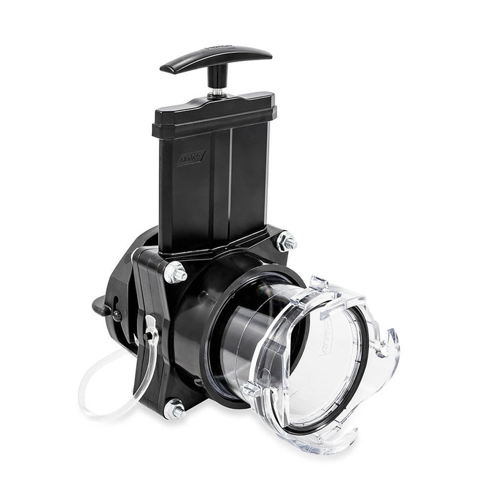 Camco 3" Gate Valve w/3.5" Clear Extension Cap [39050] - Houseboatparts.com