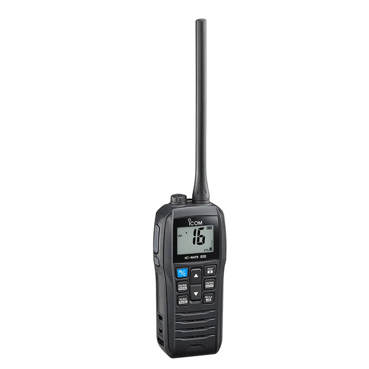 Icom M25 EVO Handheld VHF Radio - Black [M25 EVO BLACK 61] - Houseboatparts.com