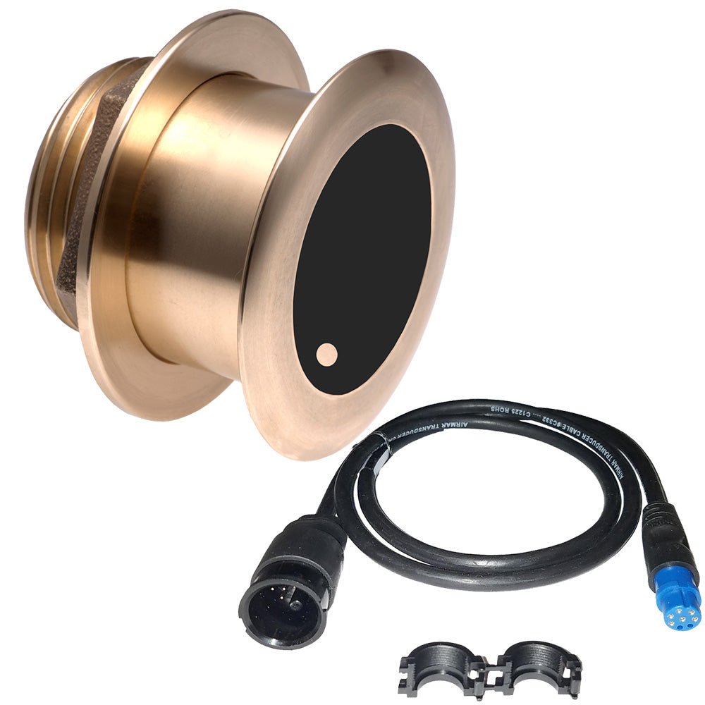 Airmar B175H Bronze 0 Degree Thru - Hull 1kW f/Garmin w/8 - Pin Connector [B175C - 0 - H - 8G] - Houseboatparts.com