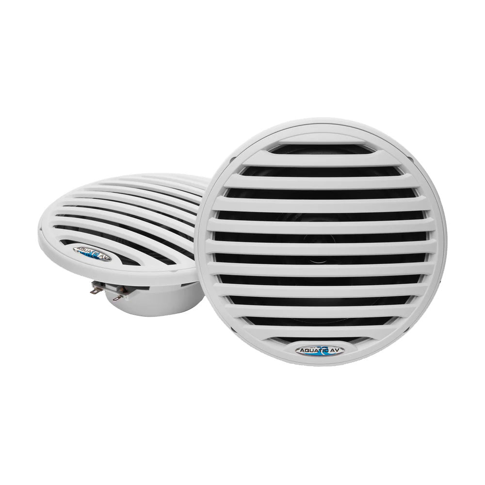 Aquatic AV 6.5" Economy Speakers - White - Pair [EC121] - Houseboatparts.com