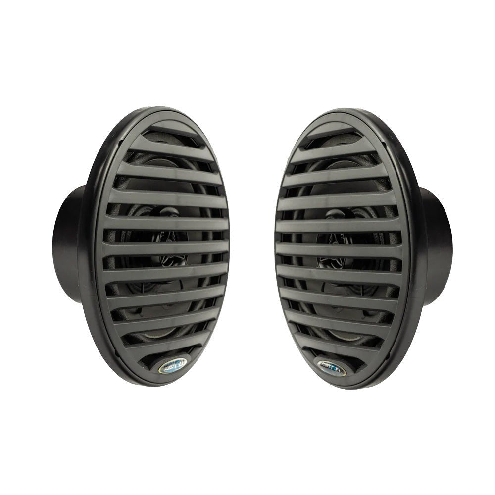 Aquatic AV 6.5" Economy Speakers - Black - Pair [EC122] - Houseboatparts.com