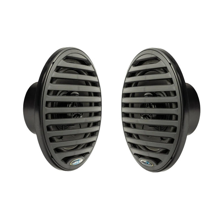 Aquatic AV 6.5" Economy Speakers - Black - Pair [EC122] - Houseboatparts.com