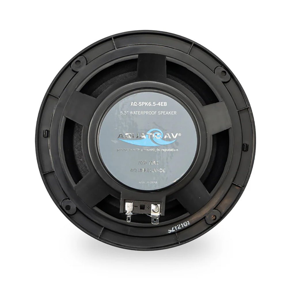 Aquatic AV 6.5" Economy Speakers - Black - Pair [EC122] - Houseboatparts.com