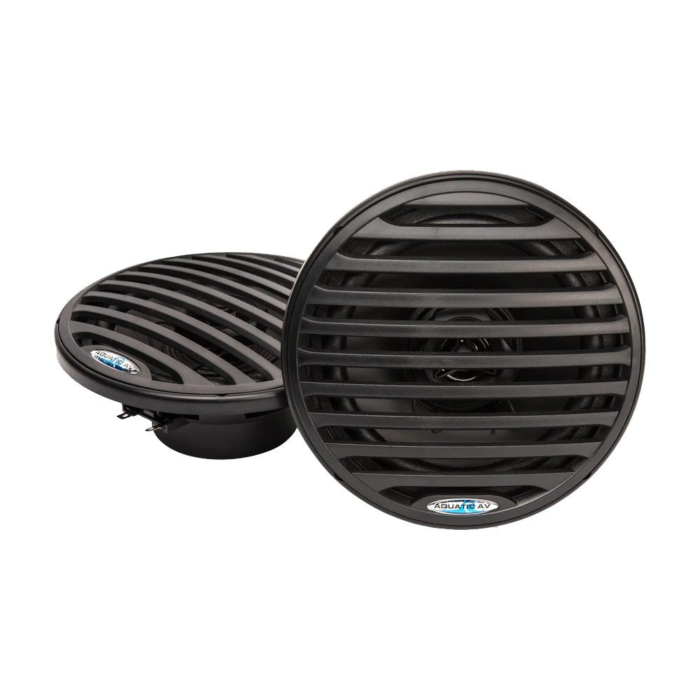 Aquatic AV 6.5" Economy Speakers - Black - Pair [EC122] - Houseboatparts.com