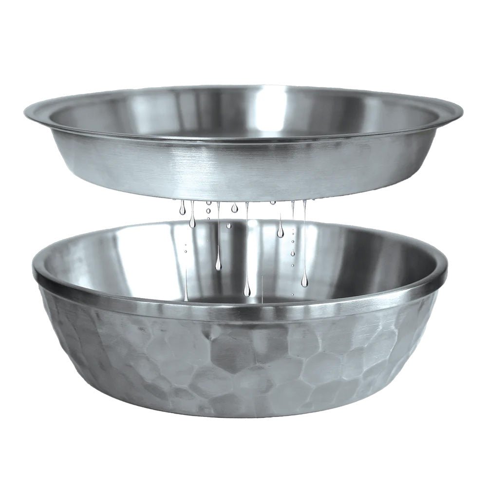 Toadfish Seafood Bowl - 12" - Stainless Steel - 2 Layer Serving Bowl [8073] - Houseboatparts.com