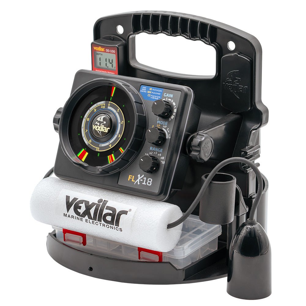Vexilar FLX - 18 Pro Pack II Fishing System w/12 Degree Ice - Ducer DD - 100 [PPX1812] - Houseboatparts.com