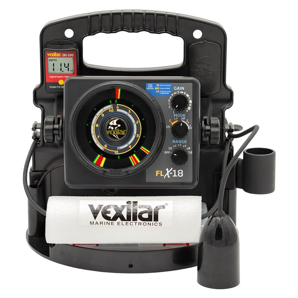 Vexilar FLX - 18 Pro Pack II Fishing System w/12 Degree Ice - Ducer DD - 100 [PPX1812] - Houseboatparts.com