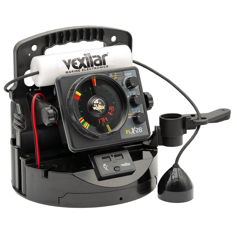 Vexilar FLX - 28 Pro Pack Elite Fishing System w/Pro View Ice - Ducer Vexilar Lithium Battery [PPEL28PV] - Houseboatparts.com