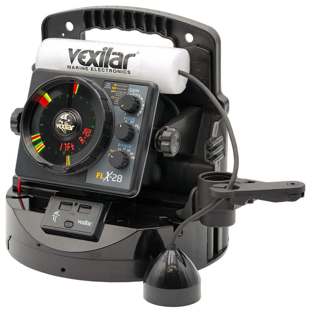 Vexilar FLX - 28 Pro Pack Elite Fishing System w/Pro View Ice - Ducer Vexilar Lithium Battery [PPEL28PV] - Houseboatparts.com