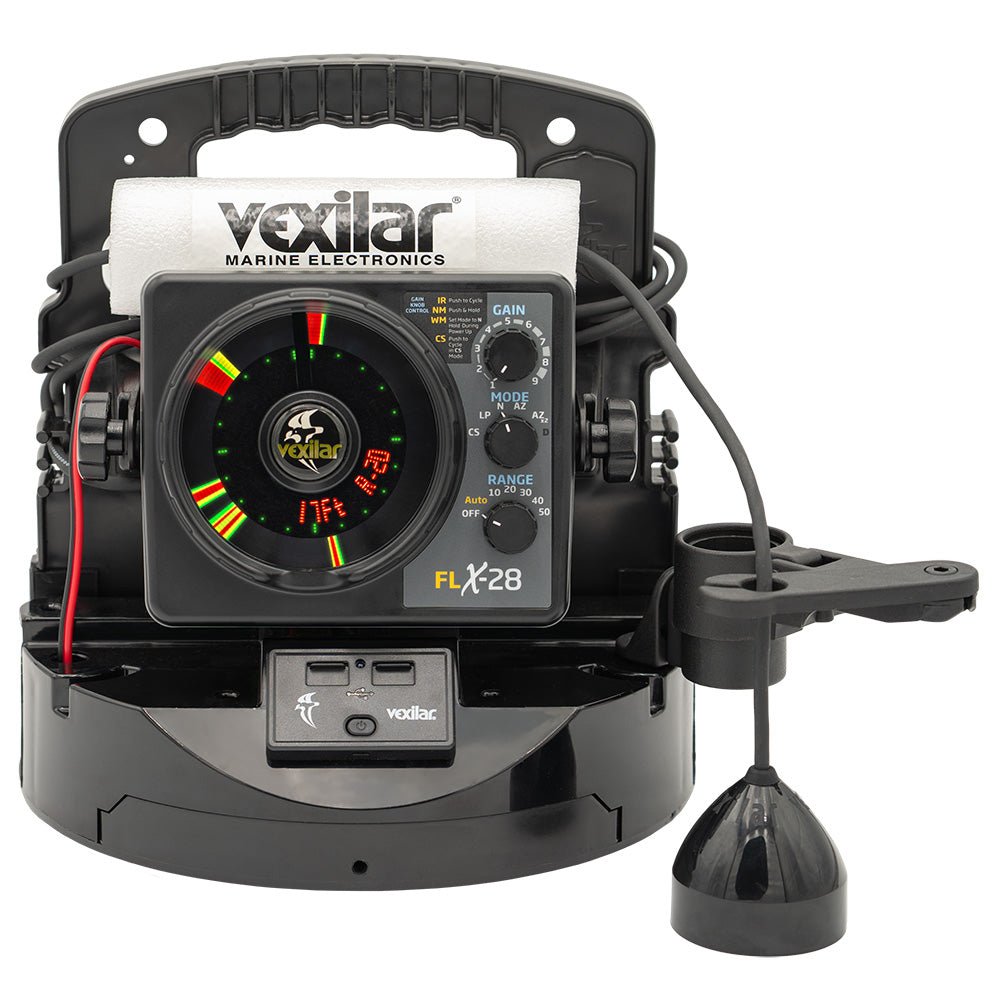 Vexilar FLX - 28 Pro Pack Elite Fishing System w/Pro View Ice - Ducer Vexilar Lithium Battery [PPEL28PV] - Houseboatparts.com