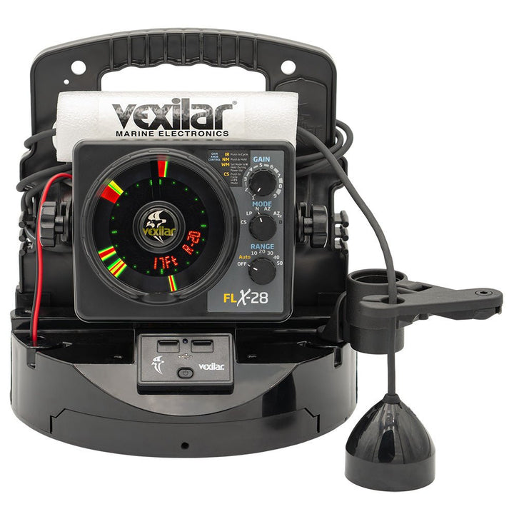 Vexilar FLX - 28 Pro Pack Elite Fishing System w/Pro View Ice - Ducer Vexilar Lithium Battery [PPEL28PV] - Houseboatparts.com