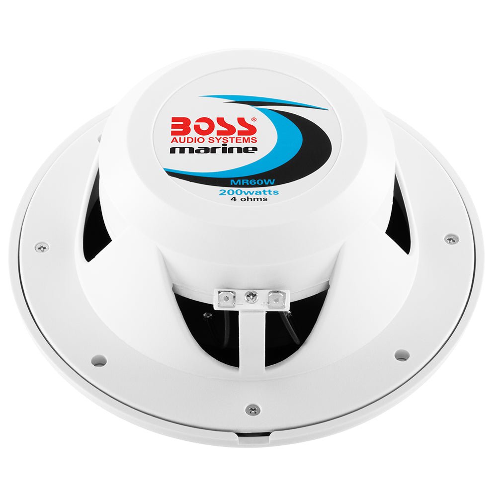 Boss Audio MR60 6.5" Round Speakers - White - Pair [MR60] - Houseboatparts.com