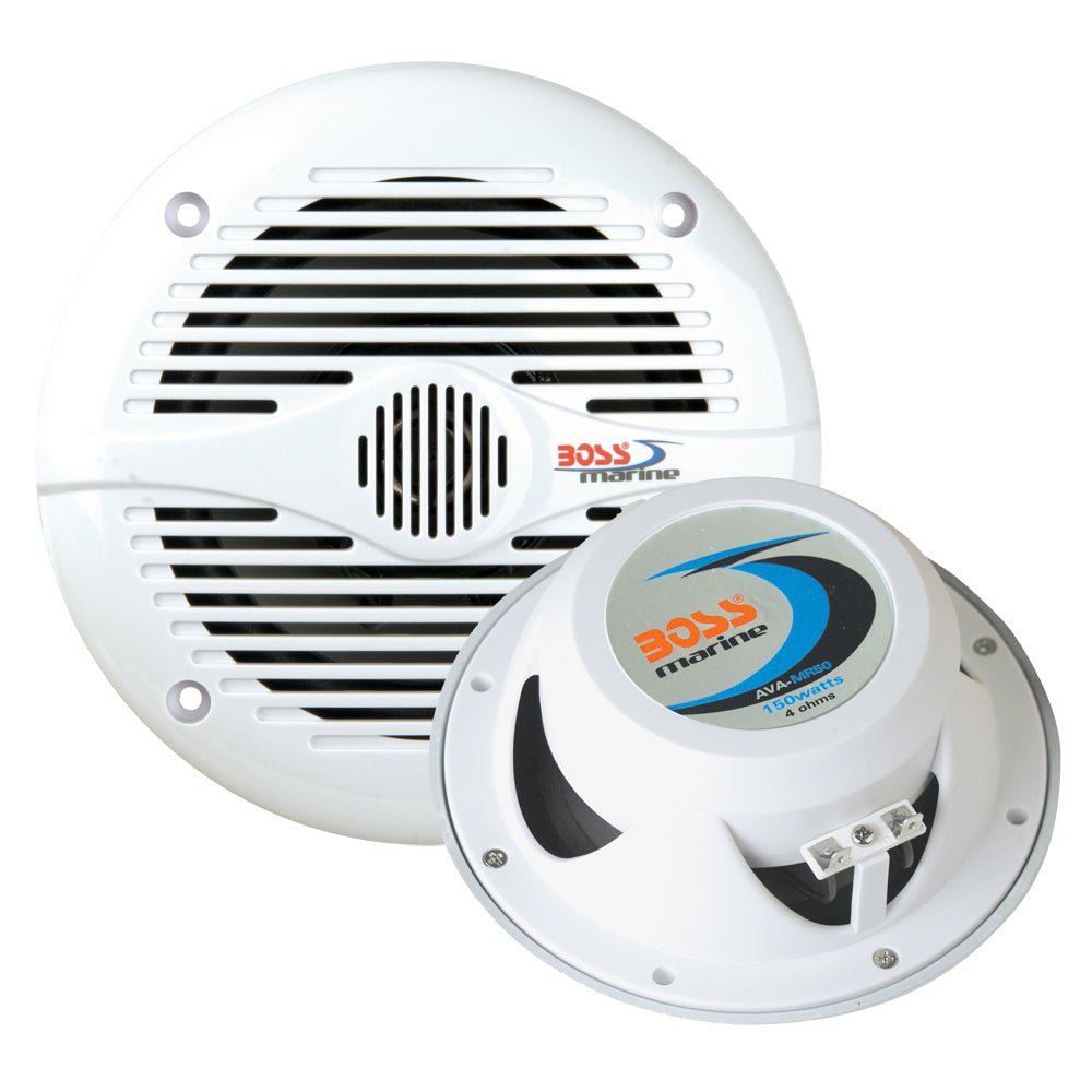 Boss Audio MR60 6.5" Round Speakers - White - Pair [MR60] - Houseboatparts.com