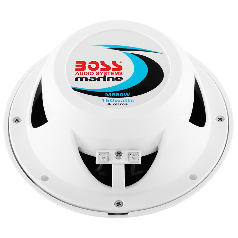 Boss Audio MR50 5.25" Round Speakers - White - Pair [MR50] - Houseboatparts.com