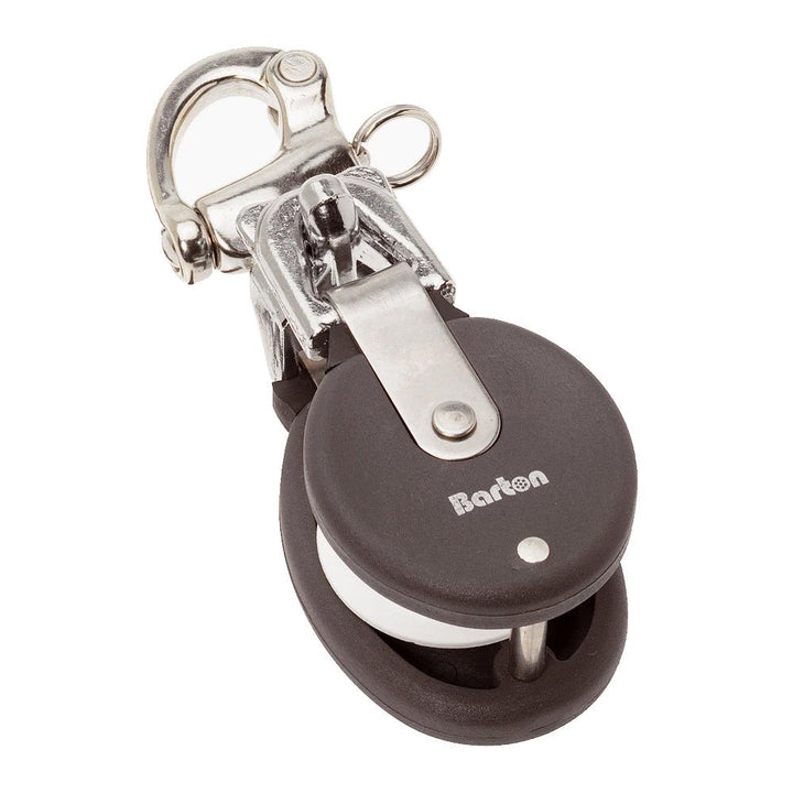 Barton Large Snatch Block f/Yachts Up to 40' (12.2M) - Stainless Steel Snap [90401] - Houseboatparts.com