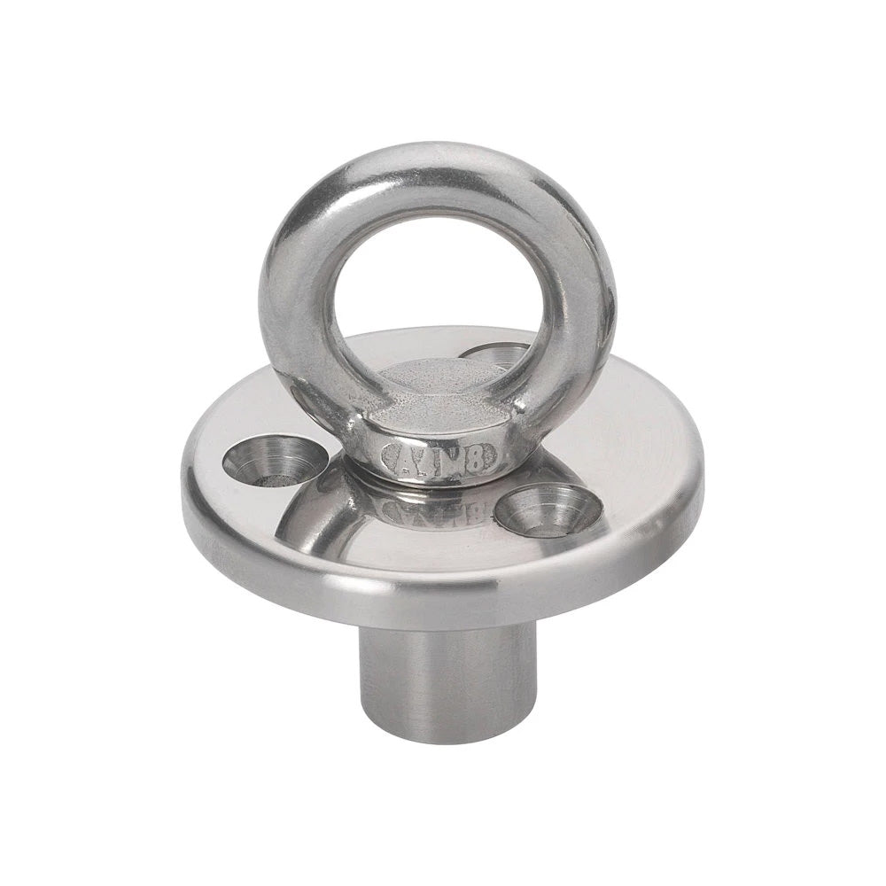 Barton Deck Plate w/Fixing Eye w/Blanking Plug - M8 Eye [60360] - Houseboatparts.com